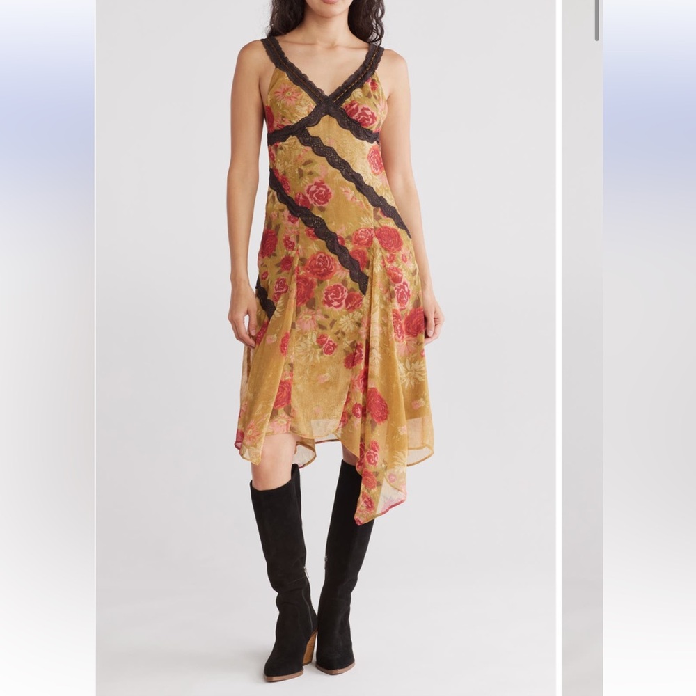 NWOT Free People
Amphora Asymmetric
Midi Dress